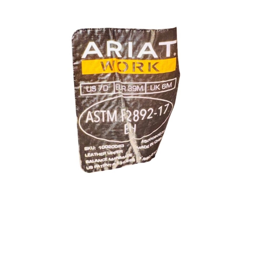 Ariat WorkHog Square Toe VentTEK Black Green West… - image 10